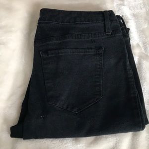 Mossimo Jegging Black Denim sz 8 L